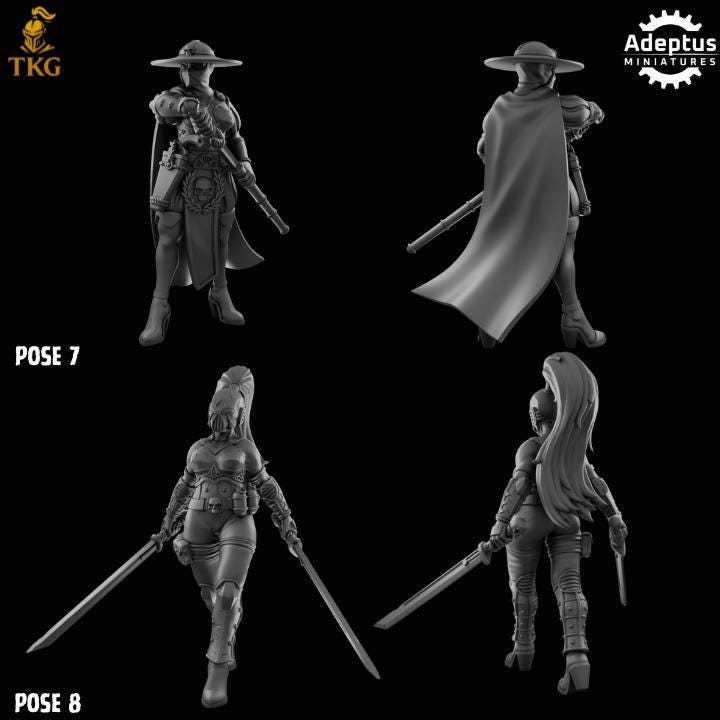 Mercenary Syndicate Kill Squad by Adeptus Miniatures | 3D printed Tabletop Miniatures