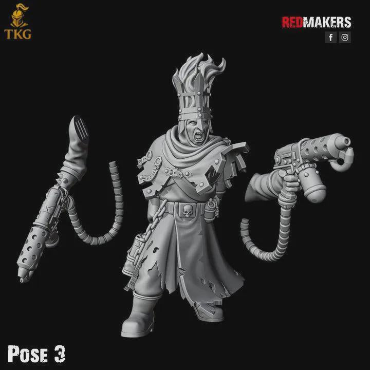 Hallowed Flame Kill Squad by Red Makers | 3D printed Tabletop Miniatures