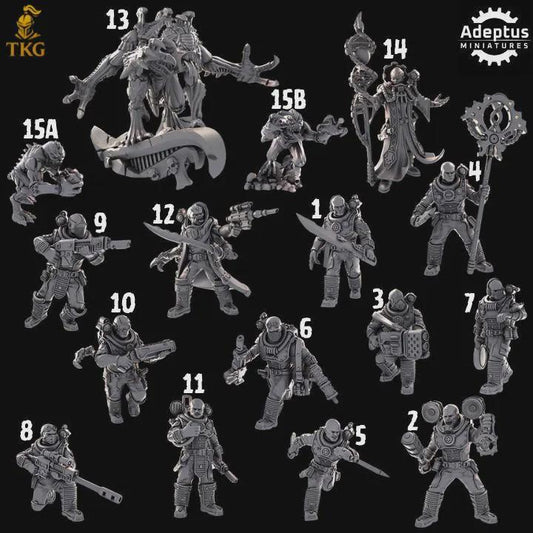 The Hiveborne Kill Squad by Adeptus Miniatures | 3D printed Tabletop Miniatures