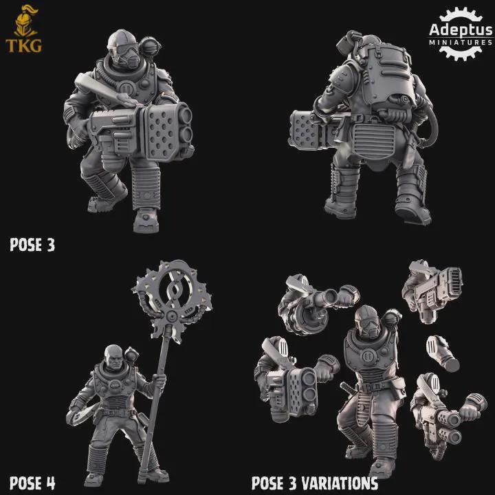 The Hiveborne Kill Squad by Adeptus Miniatures | 3D printed Tabletop Miniatures