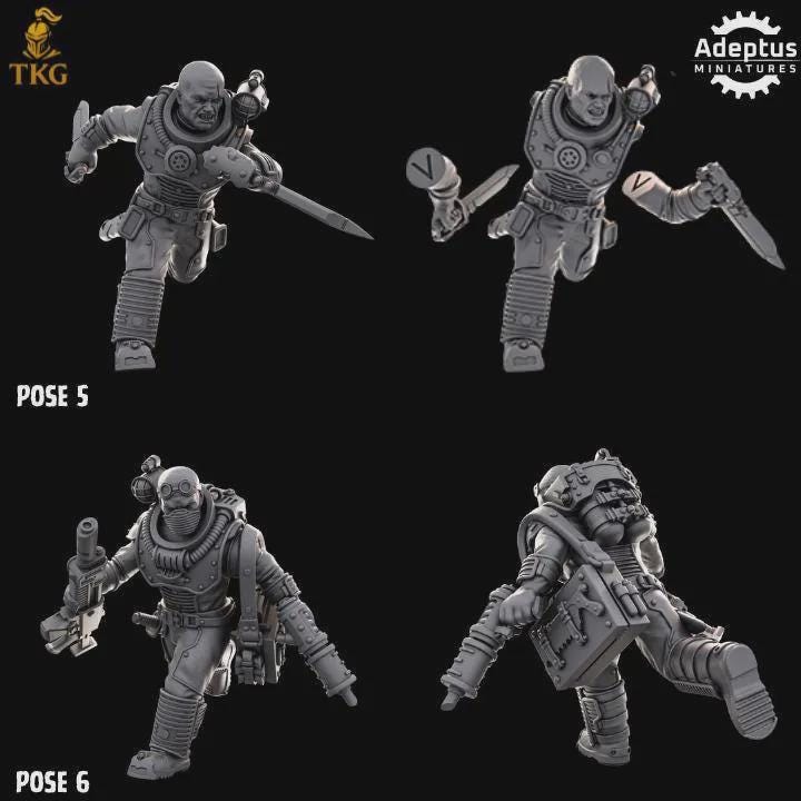 The Hiveborne Kill Squad by Adeptus Miniatures | 3D printed Tabletop Miniatures