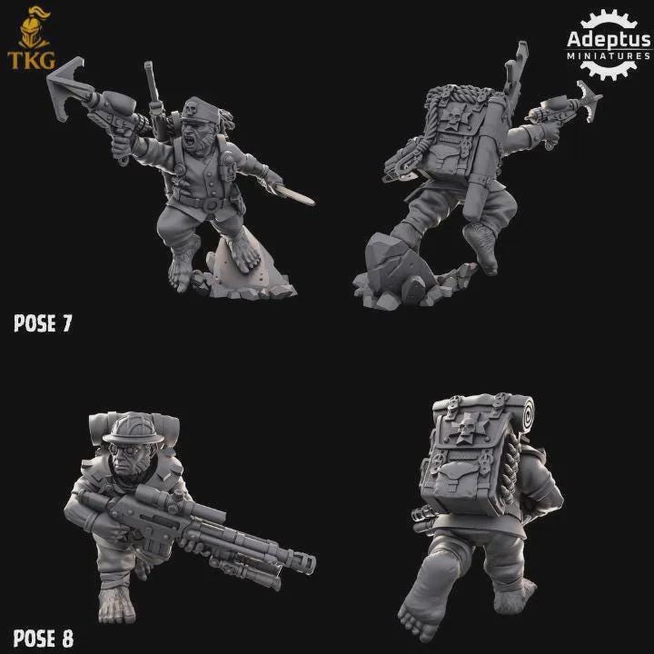 Nimblers Kill Squad by Adeptus Miniatures | 3D printed Tabletop Miniatures