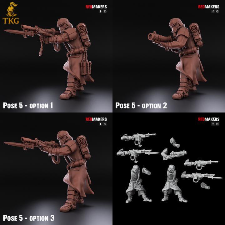 Death Division Kill Squad by Red Makers | 3D printed Tabletop Miniatures