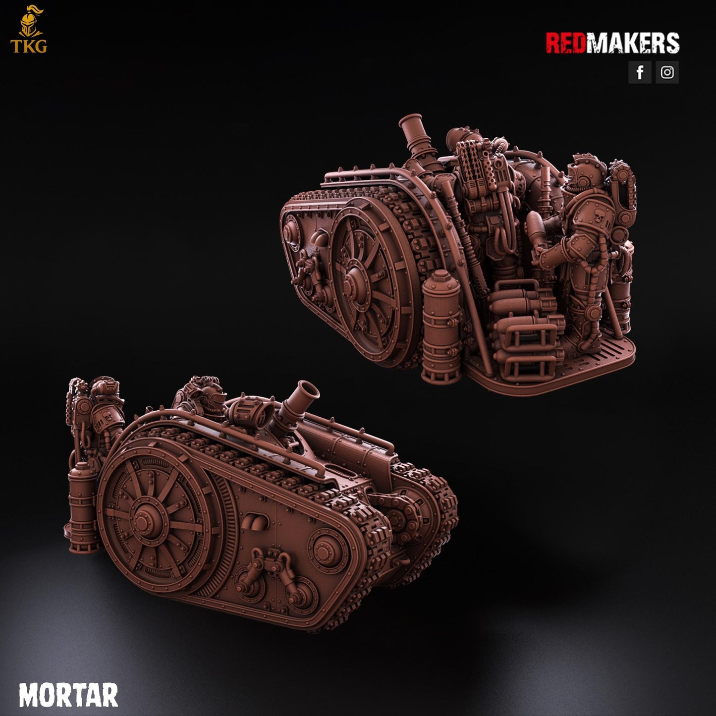 Solar Guard - Heavy Support Squad by Red Makers | 3D printed Tabletop Miniatures