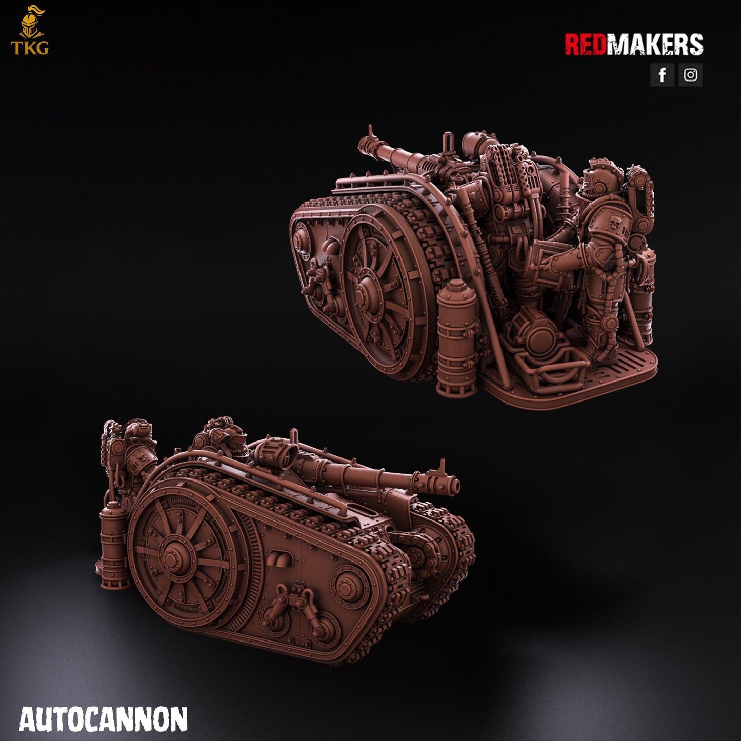 Solar Guard - Heavy Support Squad by Red Makers | 3D printed Tabletop Miniatures