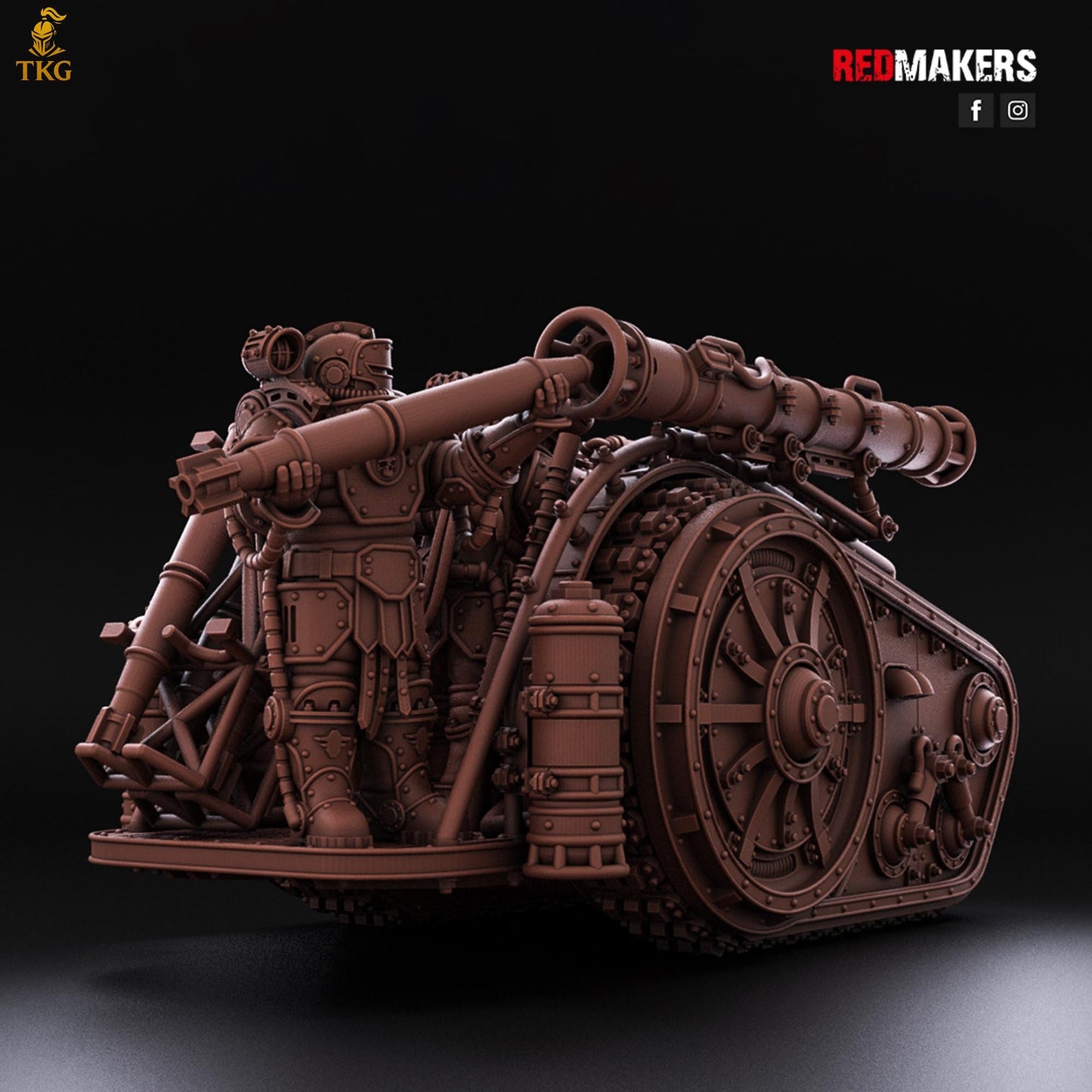 Solar Guard - Heavy Support Squad by Red Makers | 3D printed Tabletop Miniatures