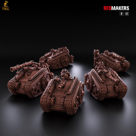 Solar Guard - Heavy Support Squad by Red Makers | 3D printed Tabletop Miniatures