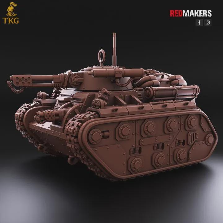 Armored Flamethrower - Imperial Force by Redmakers | 3D Printed Tabletop Miniatures