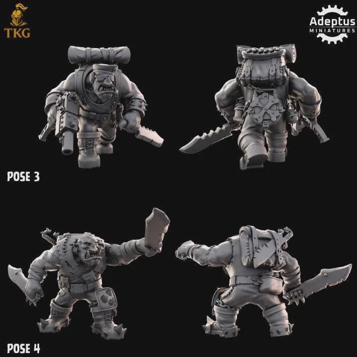 Da Snikkas Kill Squad by Adeptus Miniatures | 3D printed Tabletop Miniatures