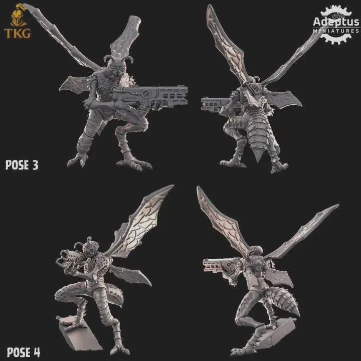 Death Stingers Kill Squad by Adeptus Miniatures | 3D printed Tabletop Miniatures