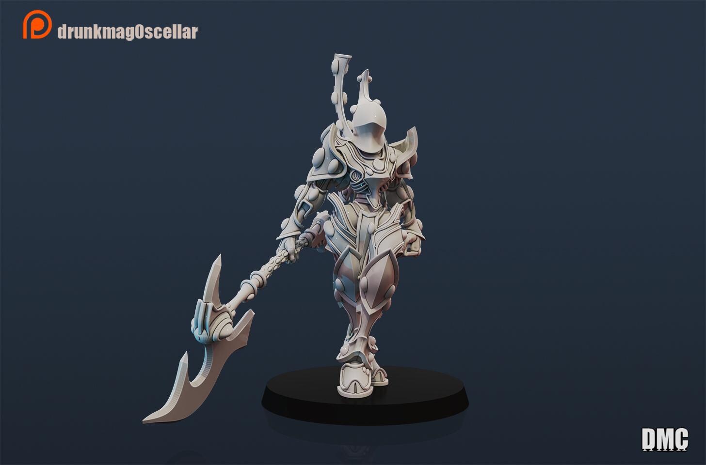 Bone Blades by DrunkMag0sCellar | 3D printed Tabletop Miniatures