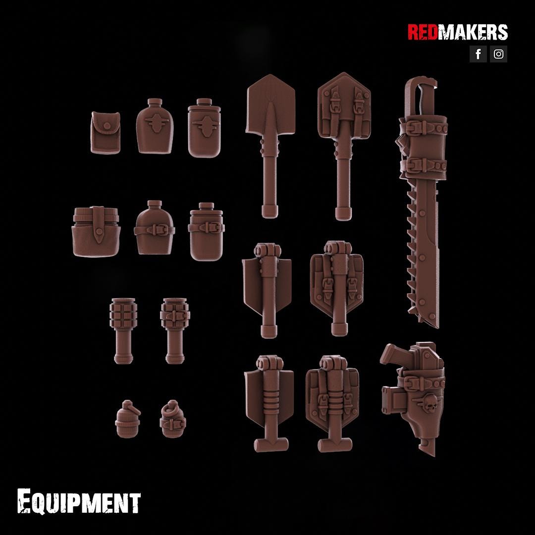 Cavalry of the Imperial Force by Red Makers | 3D printed Tabletop Miniatures