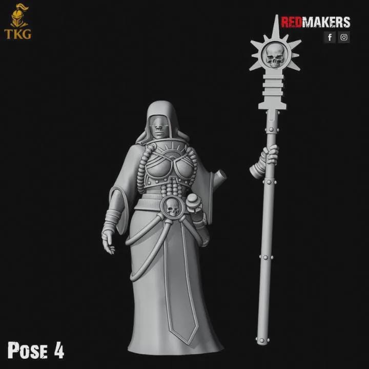 Inquisition Kill Squad by Red Makers | 3D Printed Tabletop Miniatures