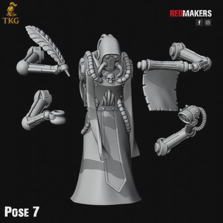 Inquisition Kill Squad by Red Makers | 3D Printed Tabletop Miniatures