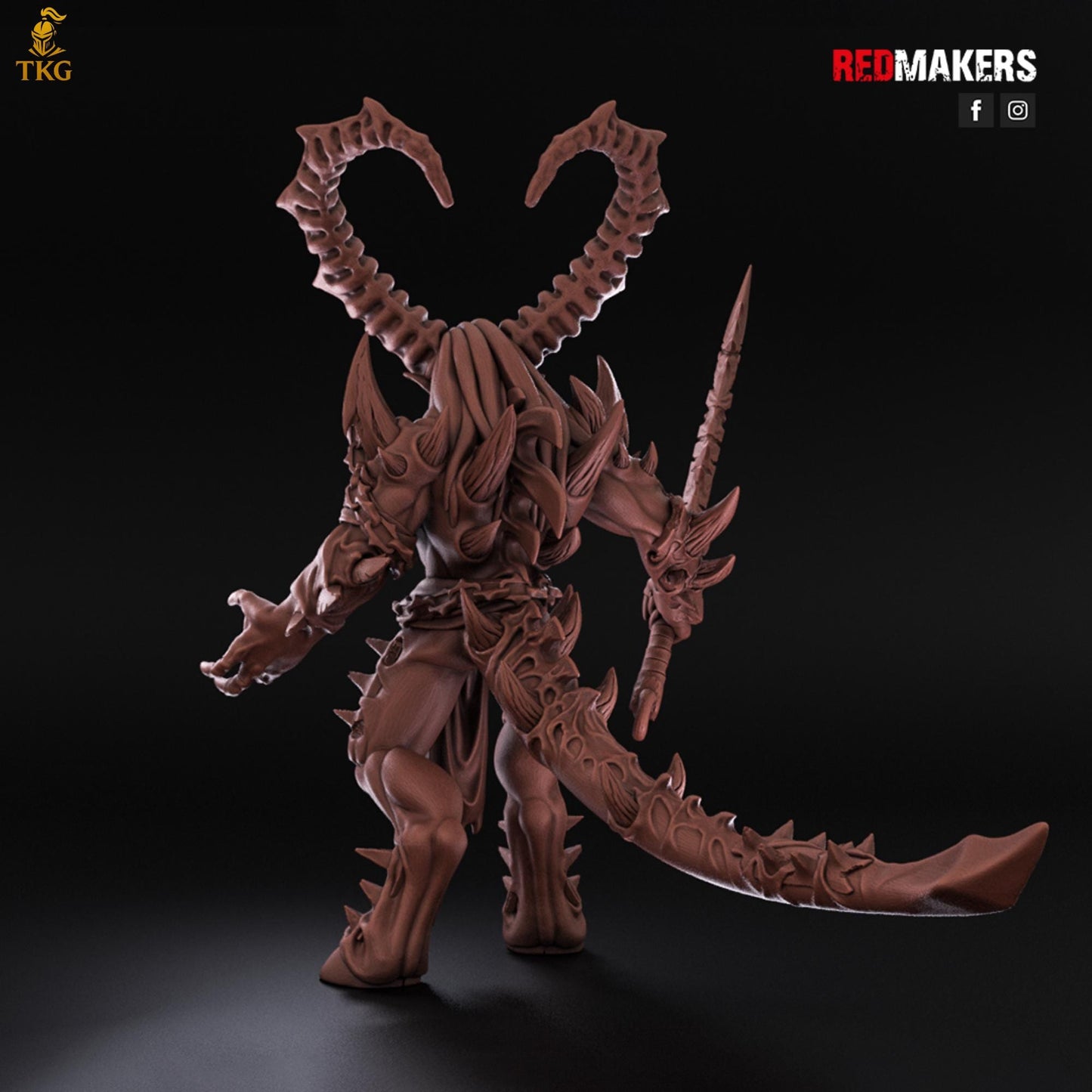 Bloodthirsty Master by RedMakers | 3D Printed Tabletop Miniatures