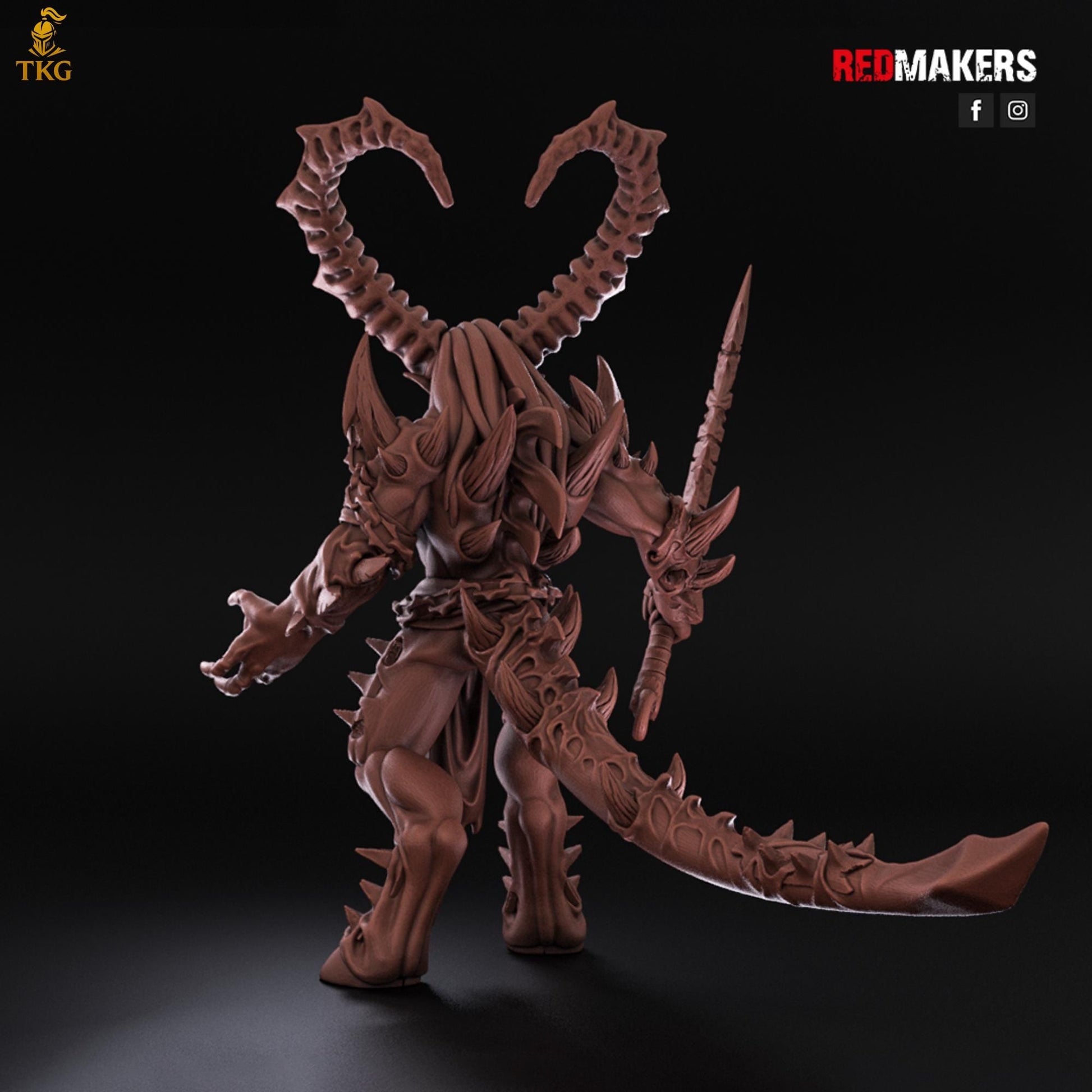 Bloodthirsty Master by RedMakers | 3D Printed Tabletop Miniatures
