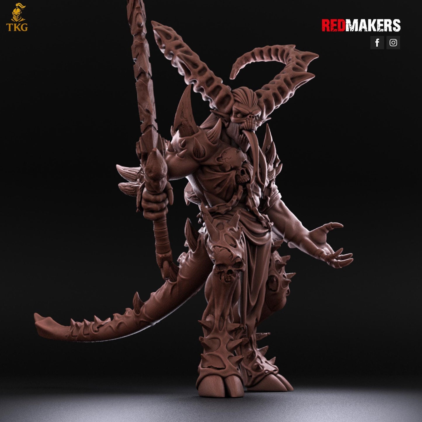 Bloodthirsty Master by RedMakers | 3D Printed Tabletop Miniatures