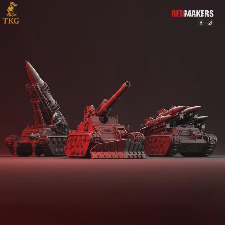 Self Propelled Artillery — Imperial Force by Redmakers | 3D Printed Tabletop Miniatures