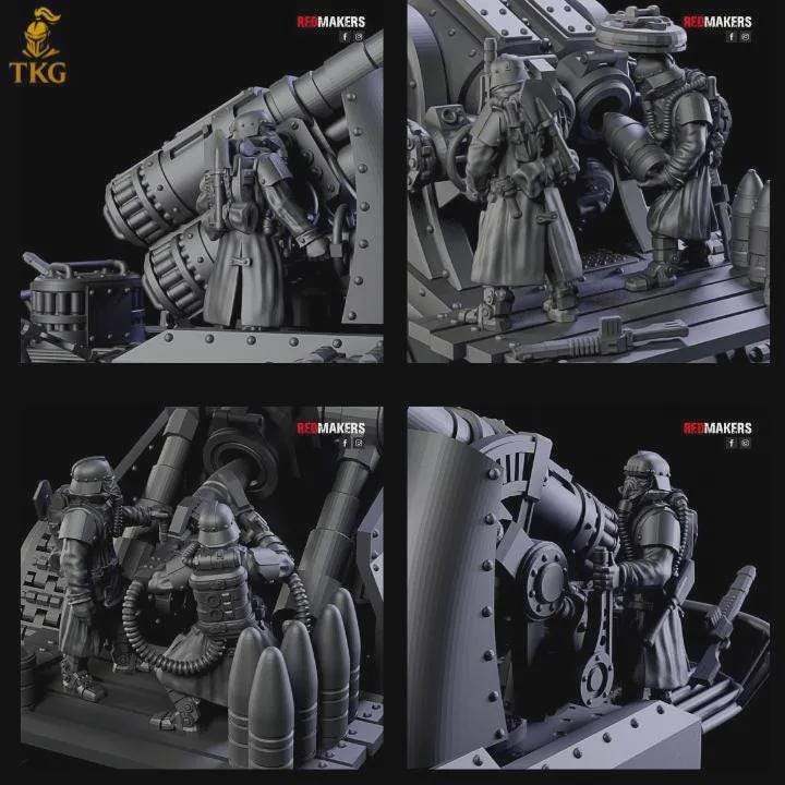 Self Propelled Artillery — Imperial Force by Redmakers | 3D Printed Tabletop Miniatures