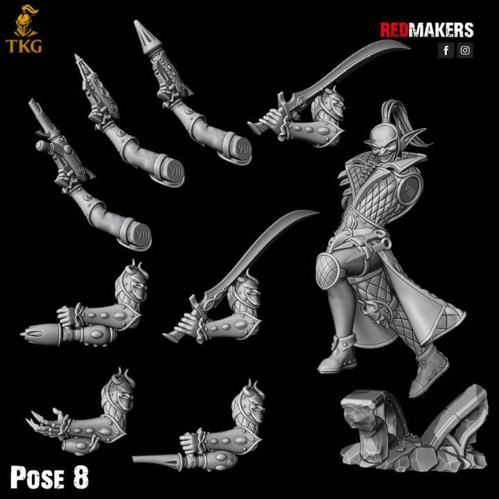 The Silent Masque Kill Squad by Red Makers | 3D printed Tabletop Miniatures