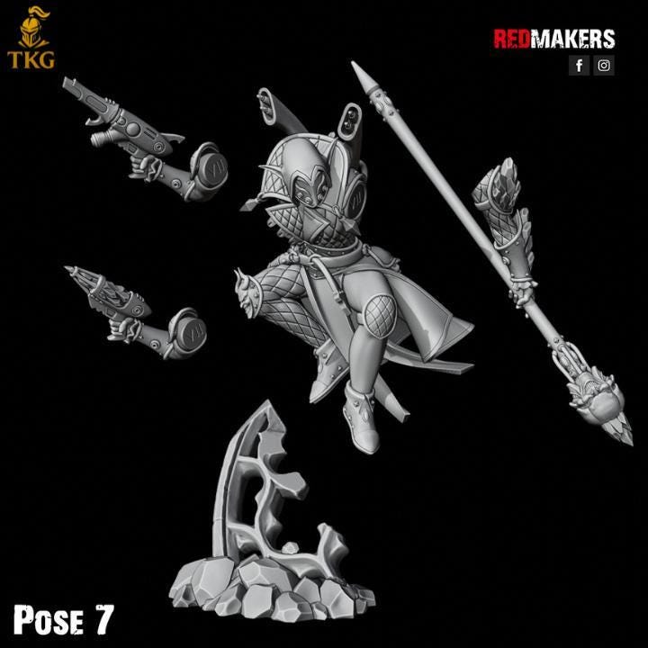 The Silent Masque Kill Squad by Red Makers | 3D printed Tabletop Miniatures