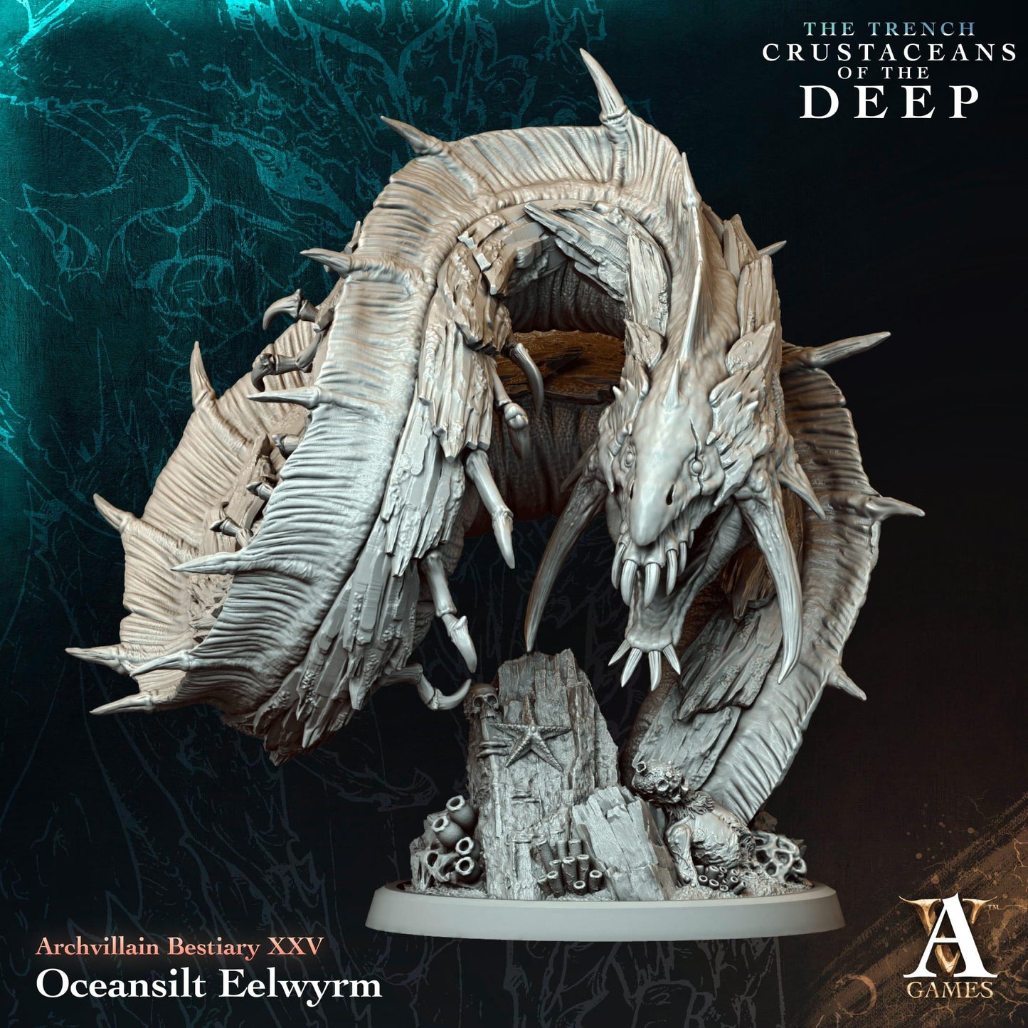 The Trench - Crustaceans of the Deep by ArchvillainGames | 3D Printed Miniatures