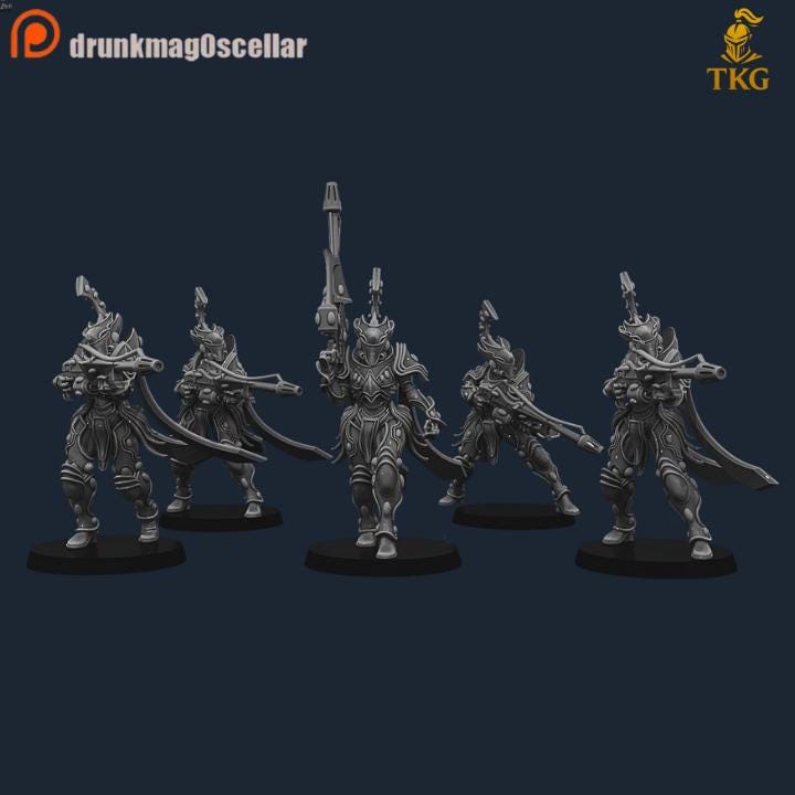 Bone Dragons by DrunkMag0sCellar | 3D printed Tabletop Miniatures