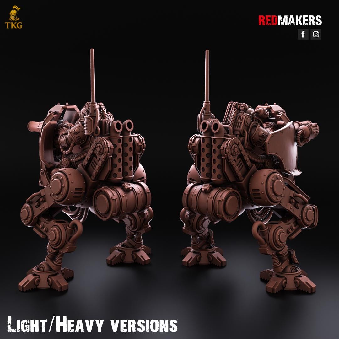 Scout Solar Mech - Imperial Force by Red Makers | 3D printed Tabletop Miniatures