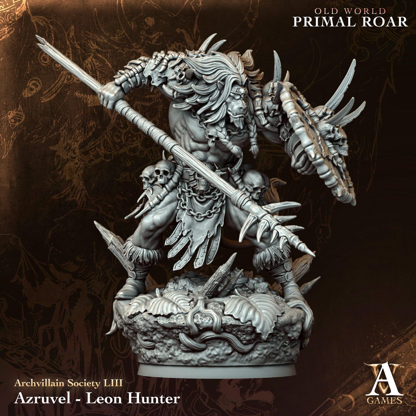Old World - Primal Roar by ArchvillainGames | 3D Printed Miniatures