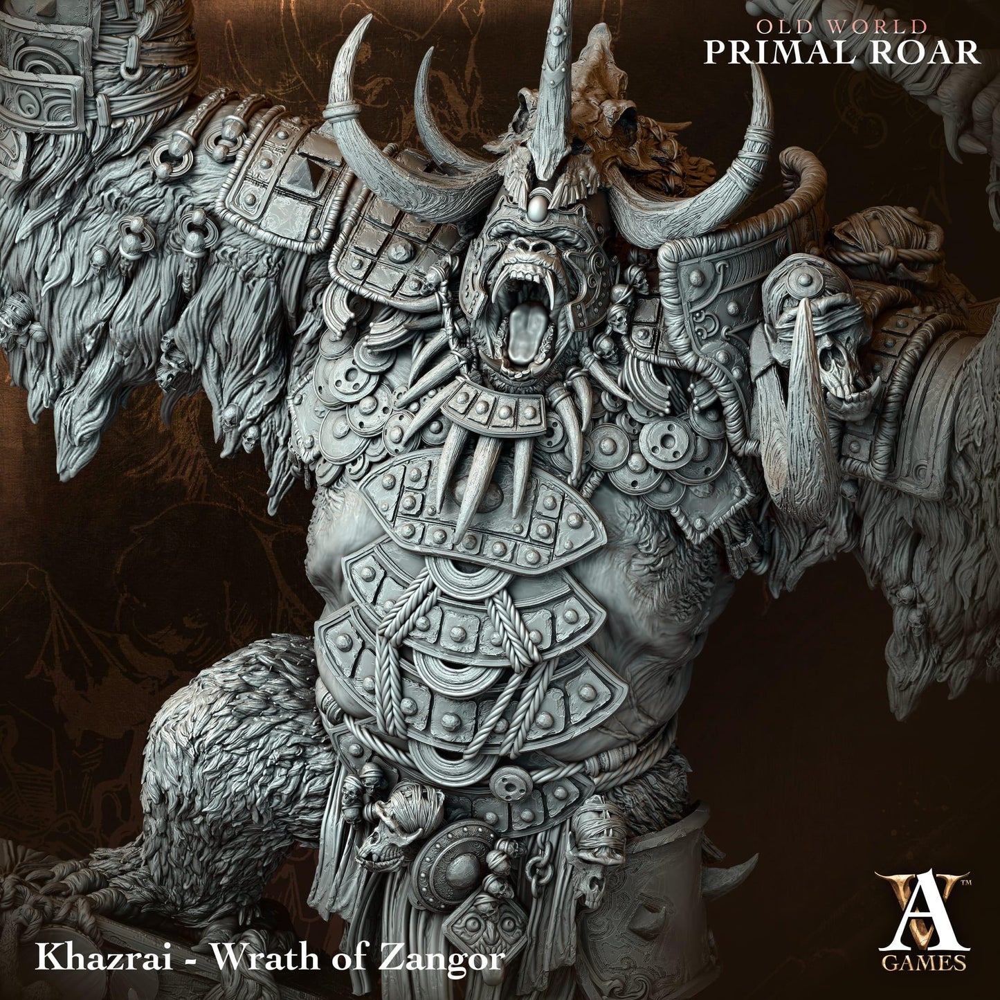 Old World - Primal Roar by ArchvillainGames | 3D Printed Miniatures