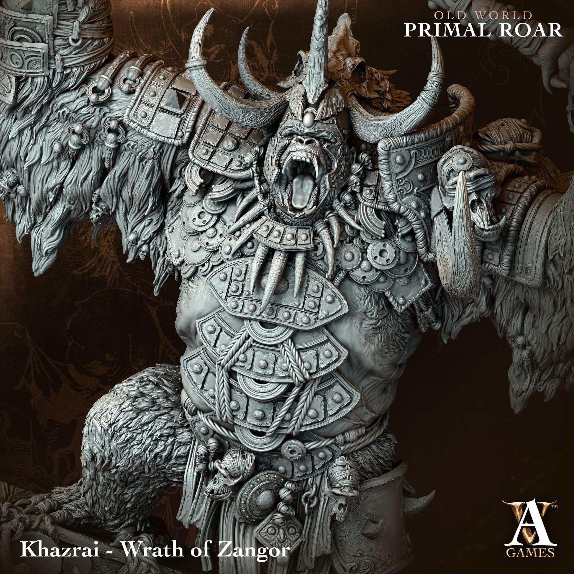 Old World - Primal Roar by ArchvillainGames | 3D Printed Miniatures
