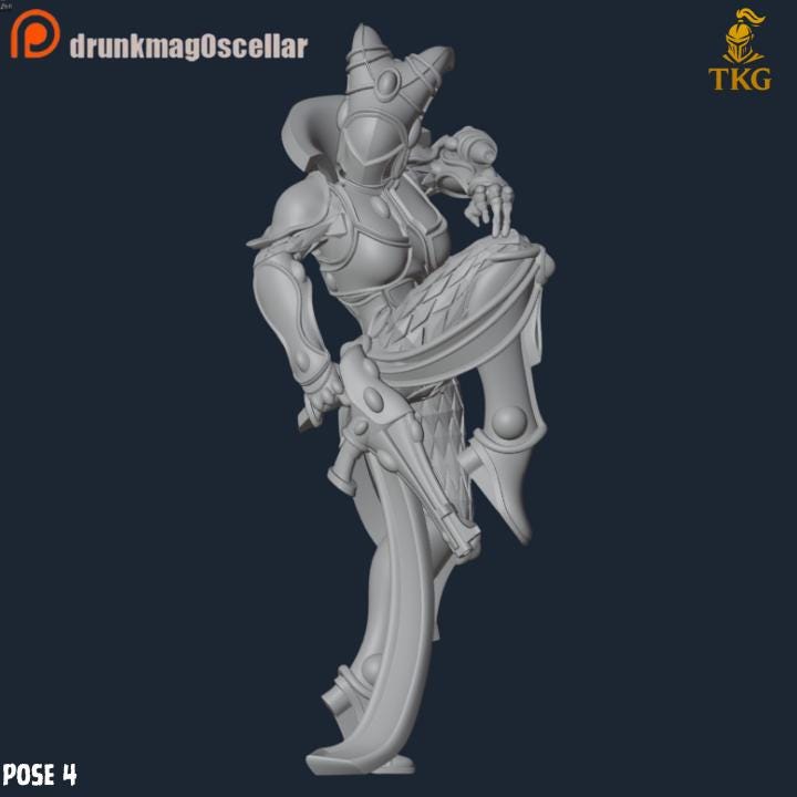 Bone Jesters by DrunkMag0sCellar | 3D printed Tabletop Miniatures