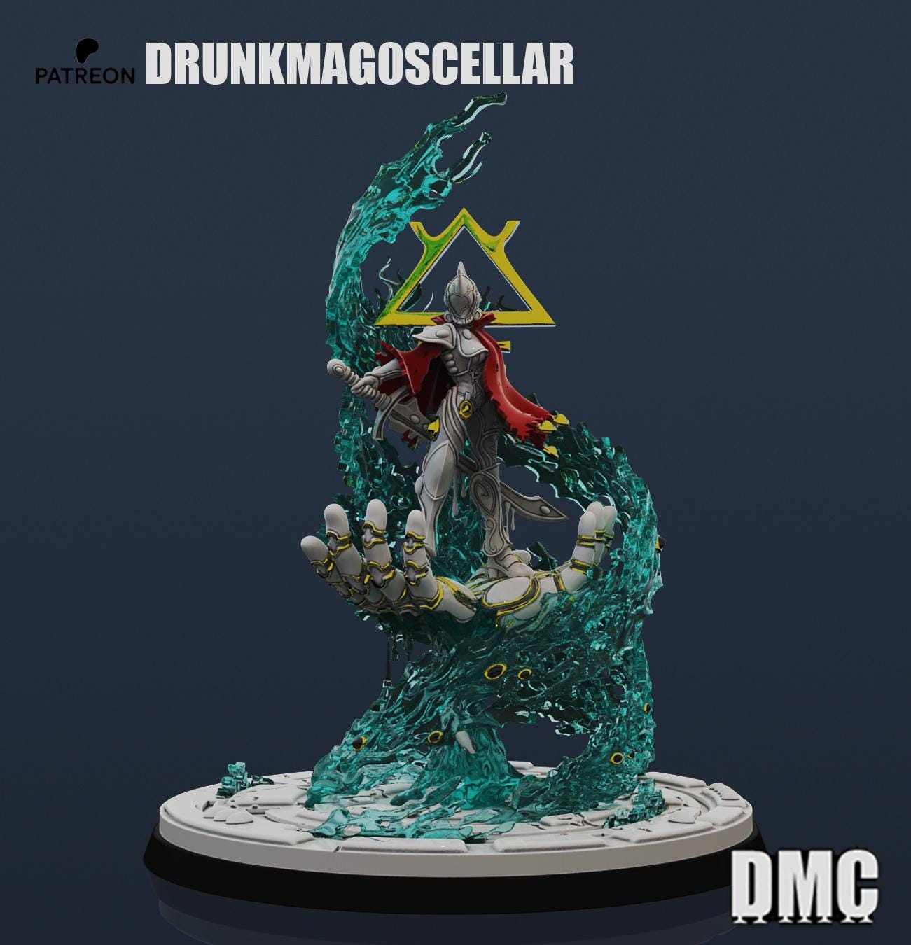 Death God Avatar by DrunkMag0sCellar | 3D printed Tabletop Miniatures
