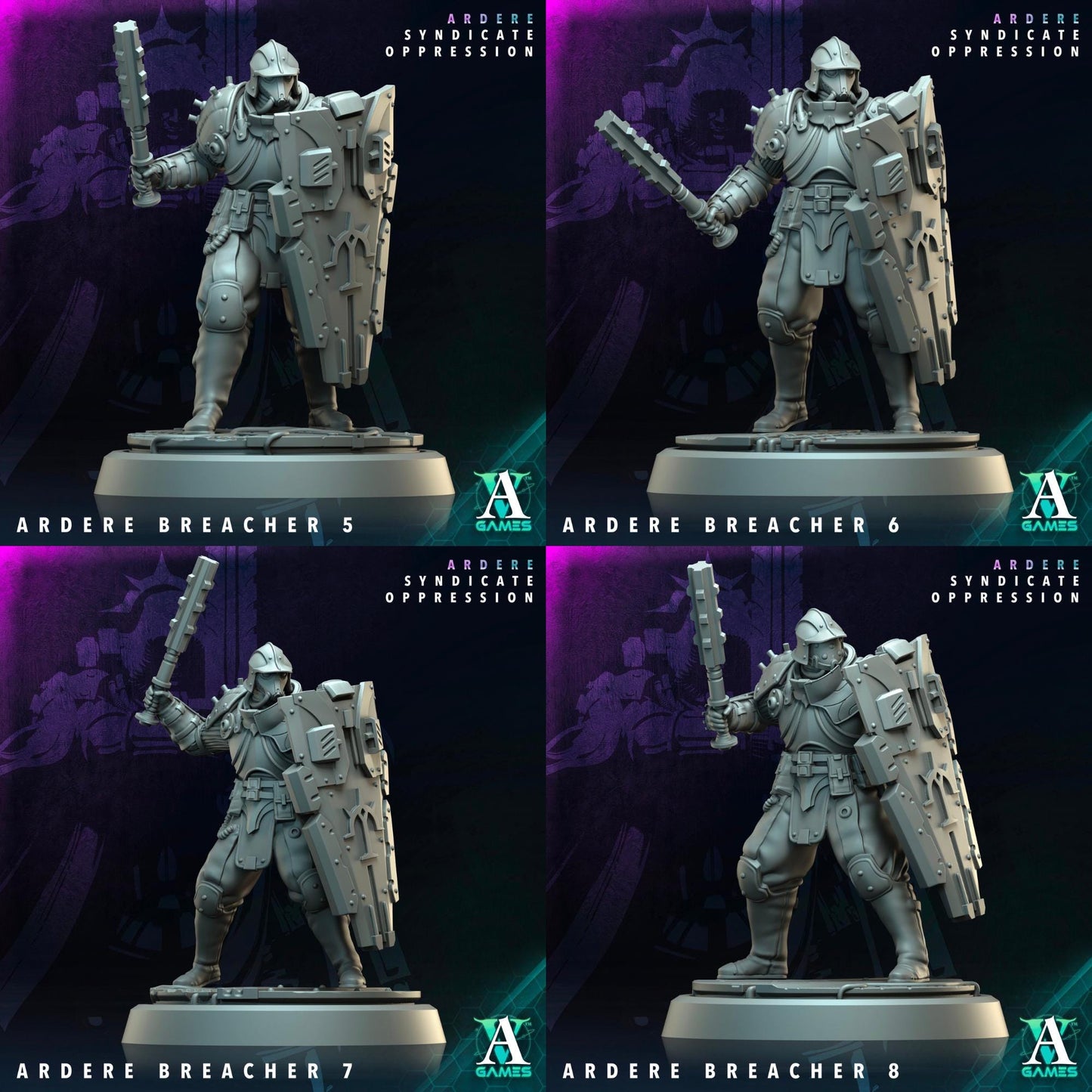 Ardere Syndicate - Oppression by Archvillain Games | 3D Printed Miniatures