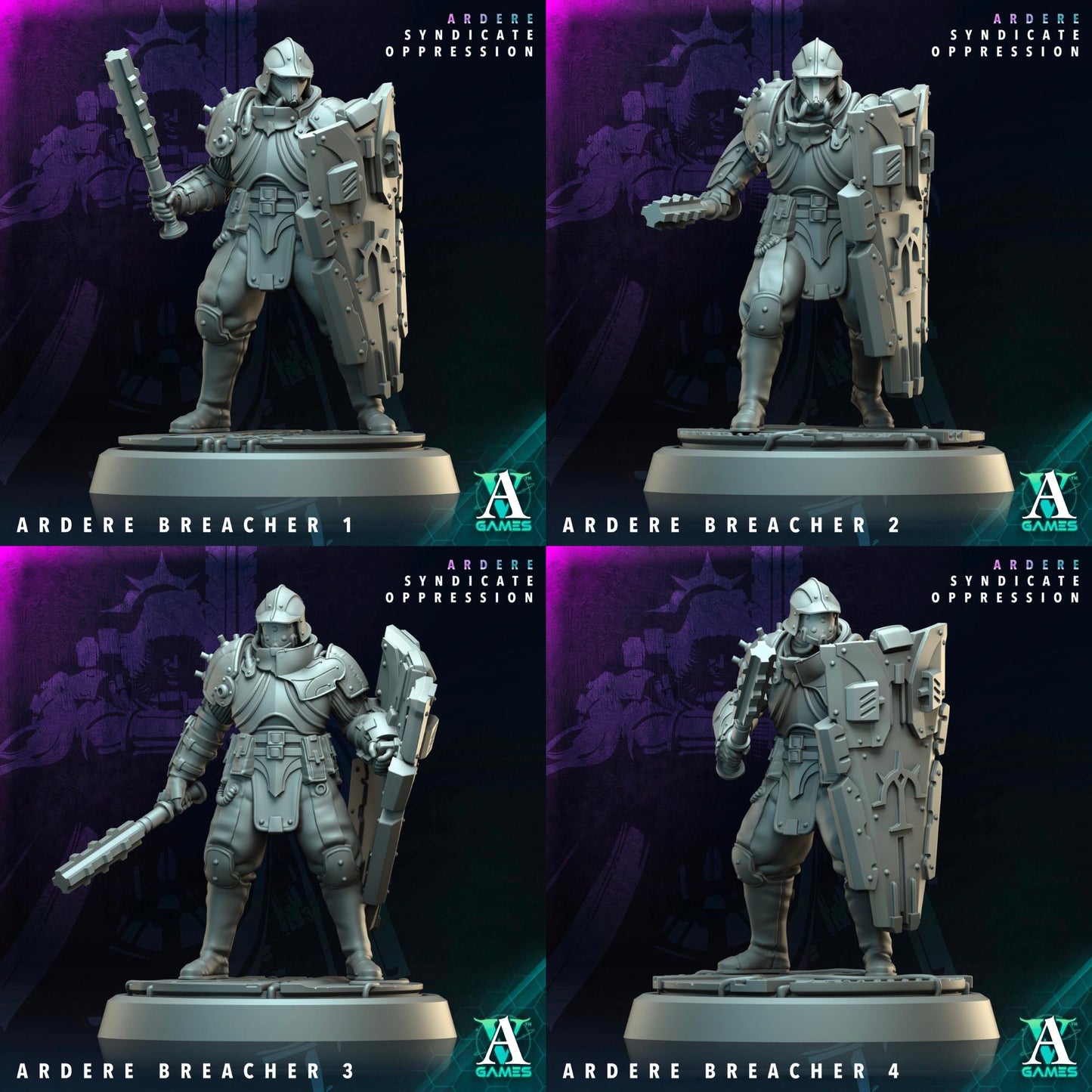 Ardere Syndicate - Oppression by Archvillain Games | 3D Printed Miniatures