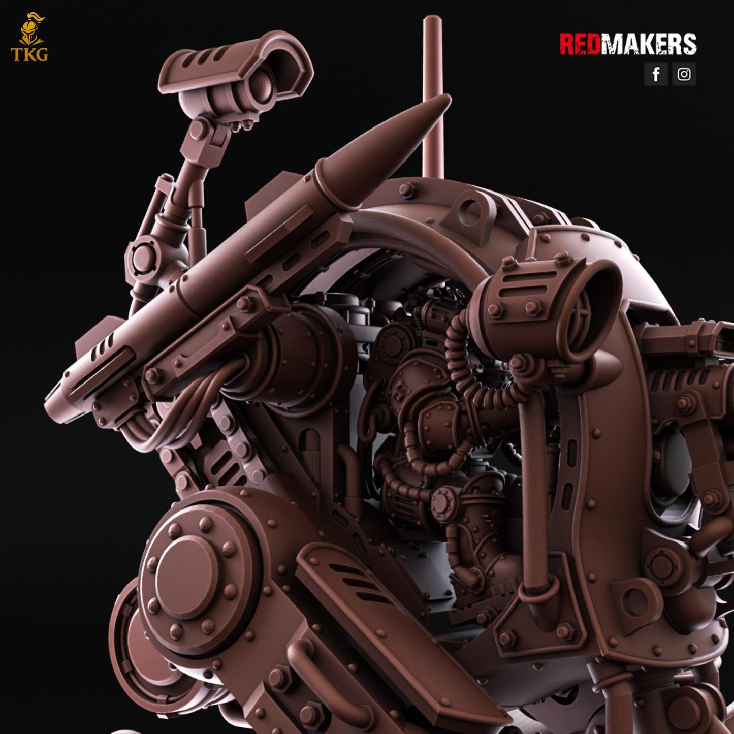 Solar Mech - Imperial Force by Red Makers | 3D printed Tabletop Miniatures