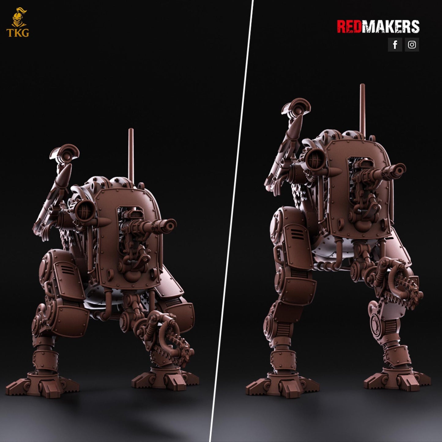 Solar Mech - Imperial Force by Red Makers | 3D printed Tabletop Miniatures