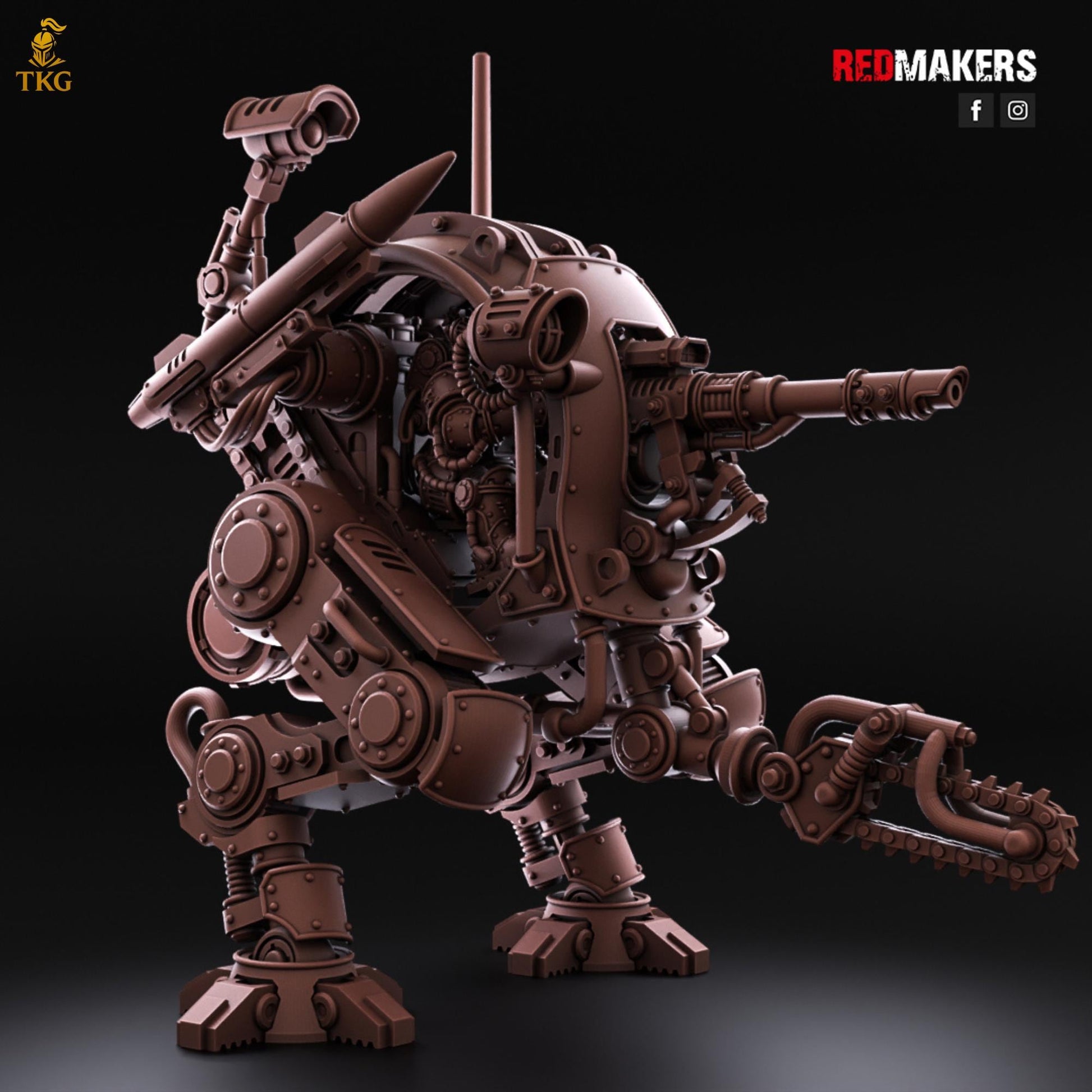 Solar Mech - Imperial Force by Red Makers | 3D printed Tabletop Miniatures