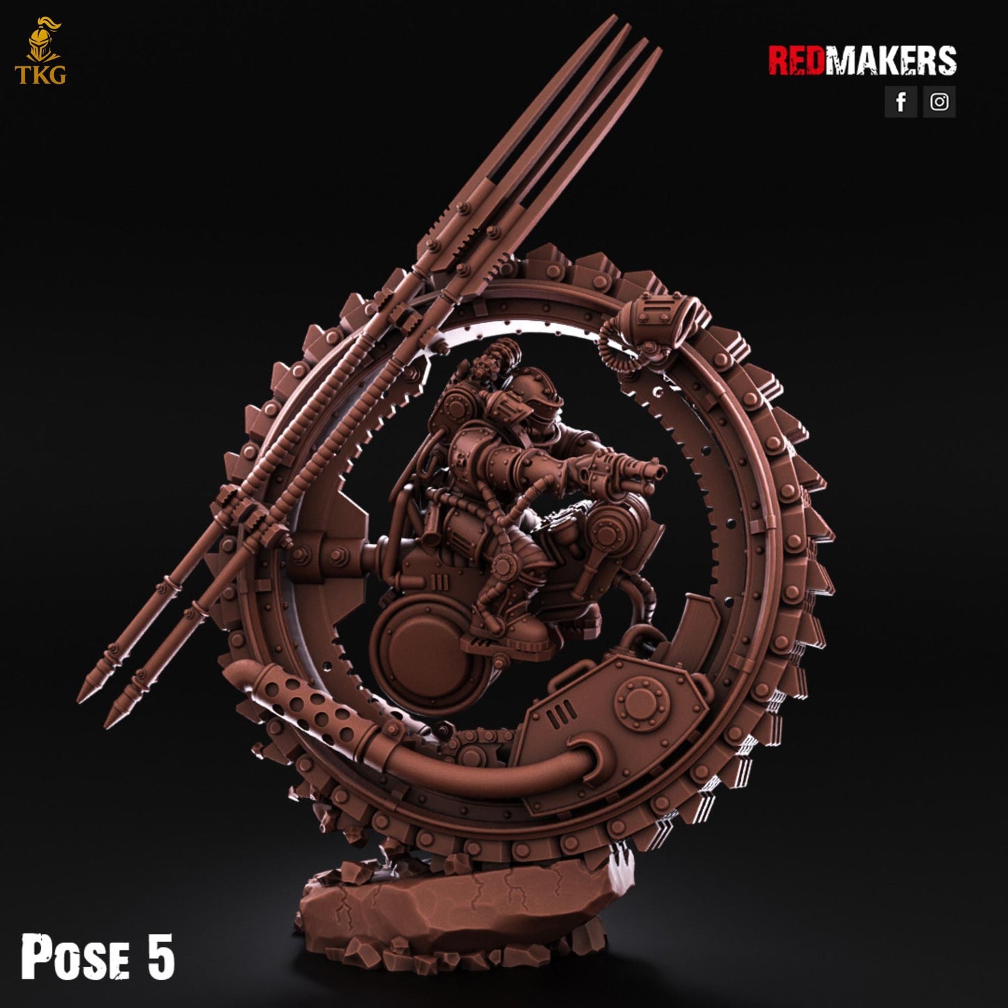 Riders of the Imperial Force by Red Makers | 3D printed Tabletop Miniatures