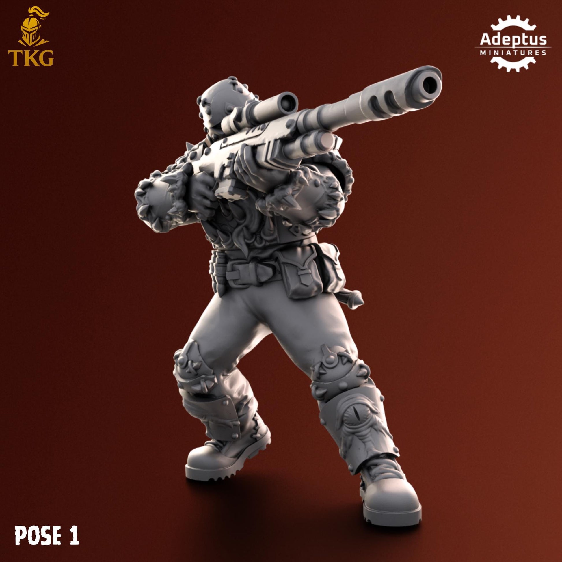 Rotmark Legion Snipers by Adeptus Miniatures | 3D printed Tabletop Miniatures