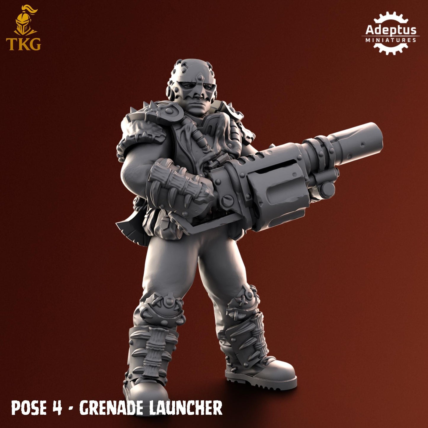 Rotmark Legion Special Weapons Team by Adeptus Miniatures | 3D printed Tabletop Miniatures