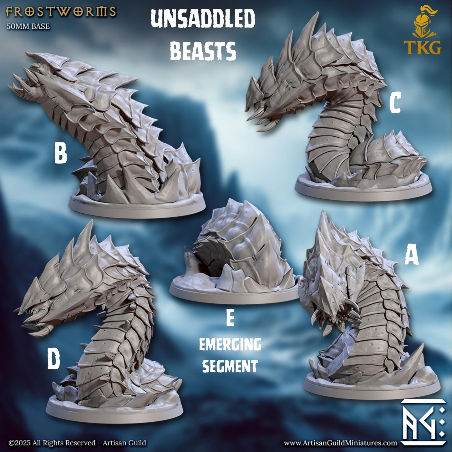 Frost Alfar of Skutagaard by Artisan Guild | 3D Printed Miniatures | Fantasy Models