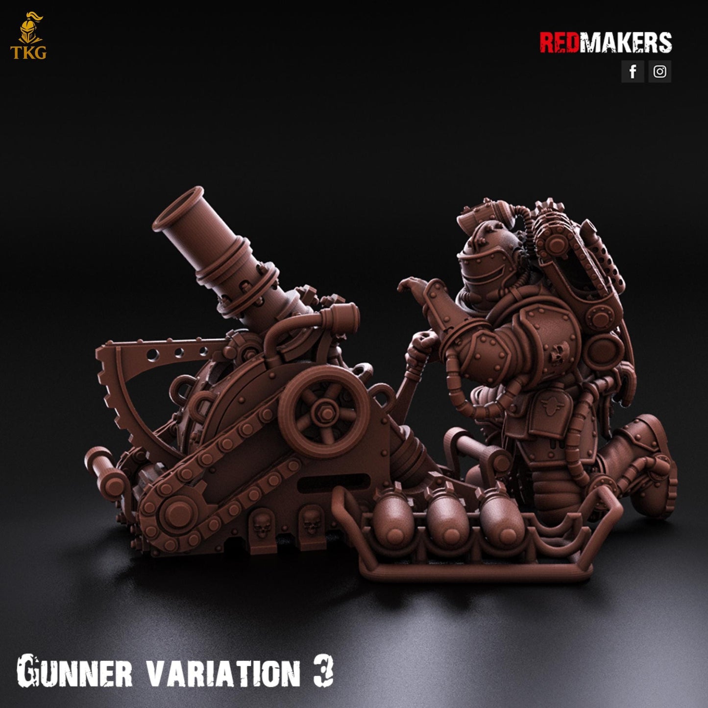 Solar Guard - Heavy Support Squad Classic by Red Makers | 3D printed Tabletop Miniatures