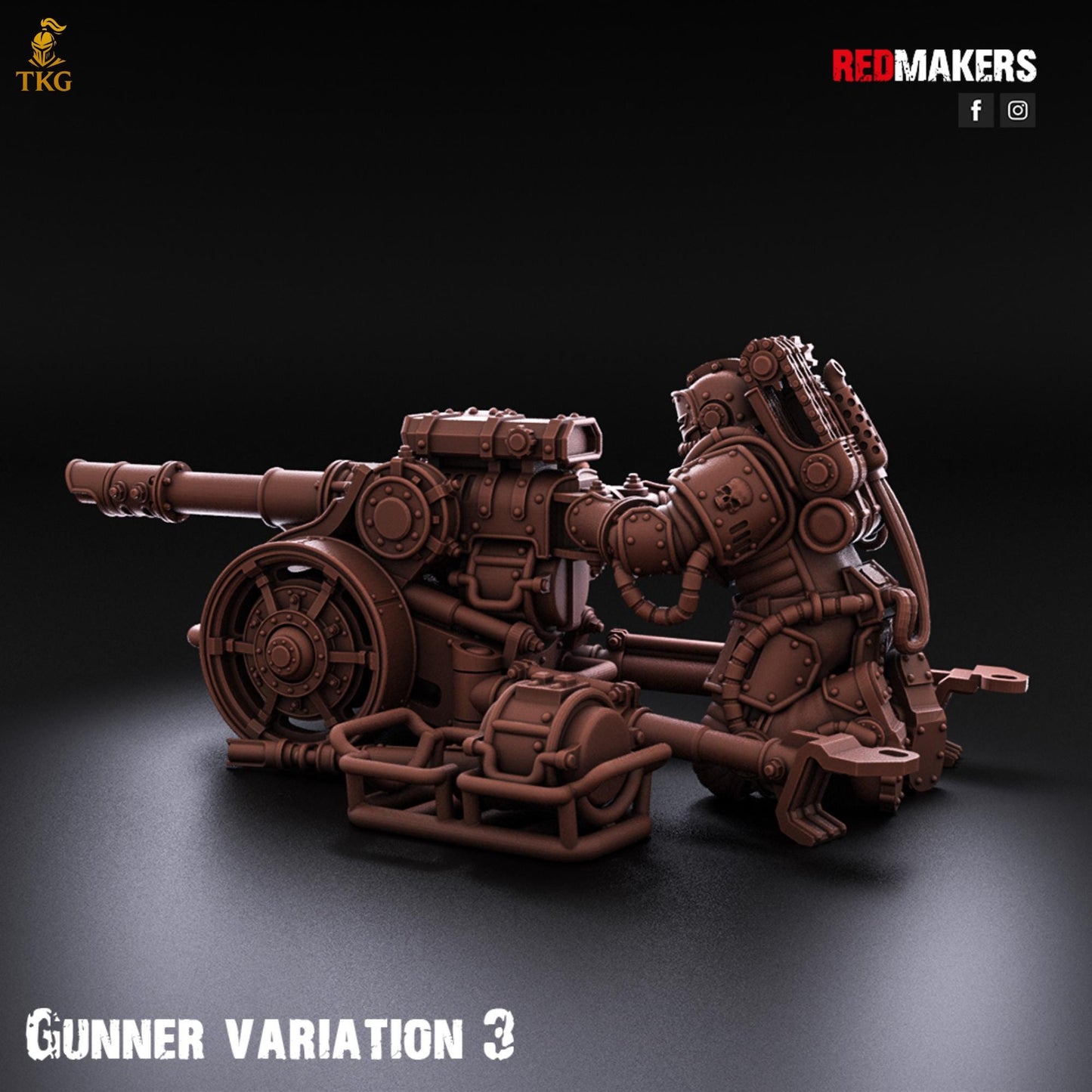 Solar Guard - Heavy Support Squad Classic by Red Makers | 3D printed Tabletop Miniatures