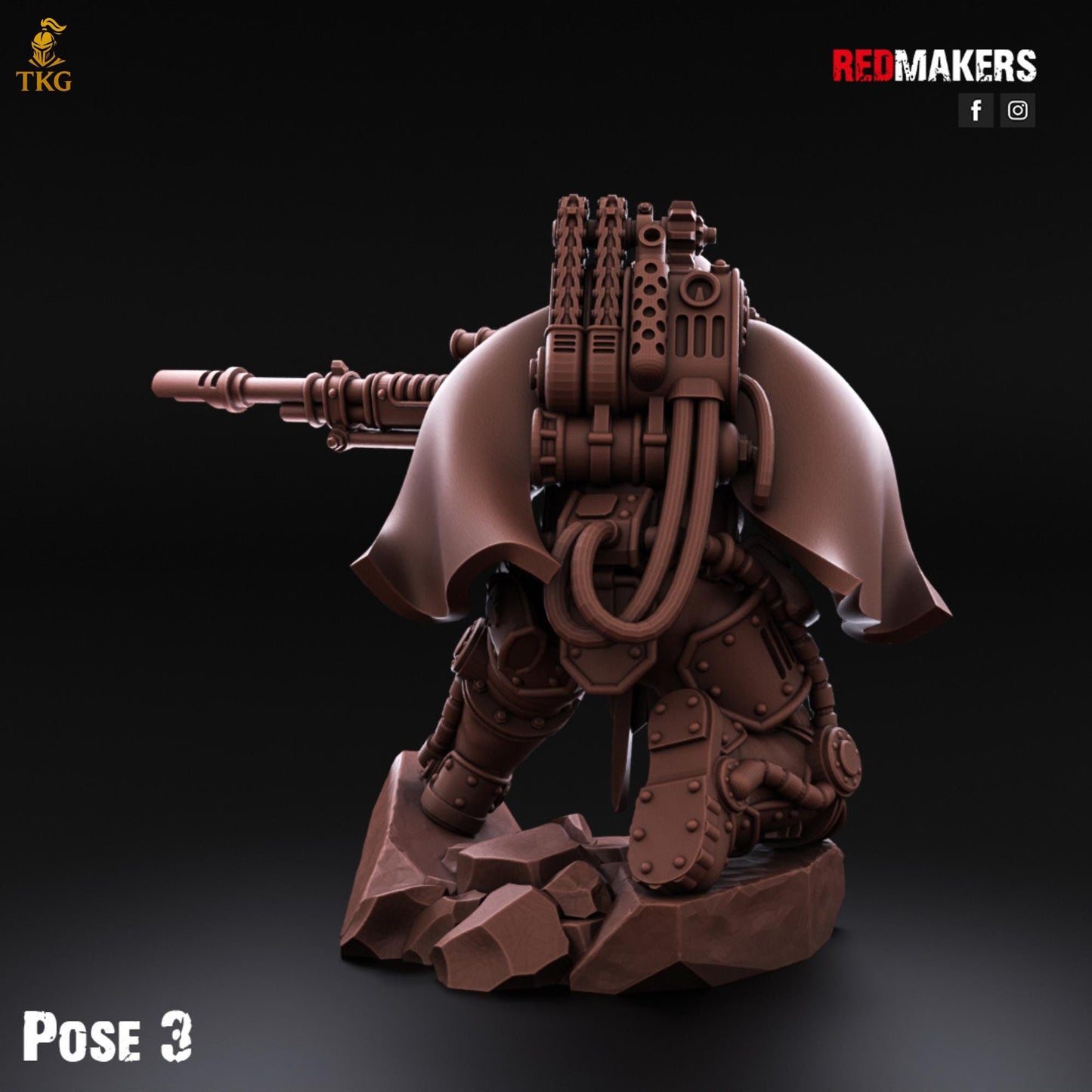 Solar Guard - Snipers of the Imperial Force by Red Makers | 3D printed Tabletop Miniatures