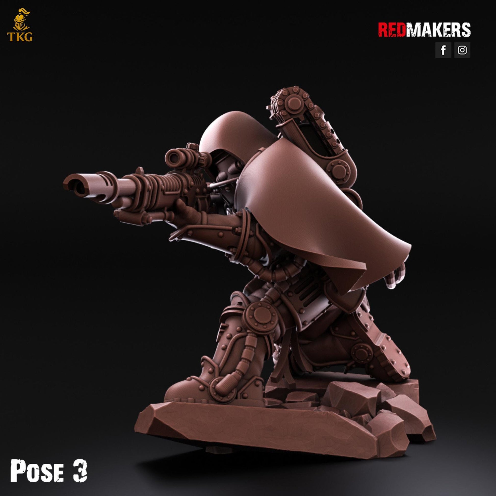 Solar Guard - Snipers of the Imperial Force by Red Makers | 3D printed Tabletop Miniatures