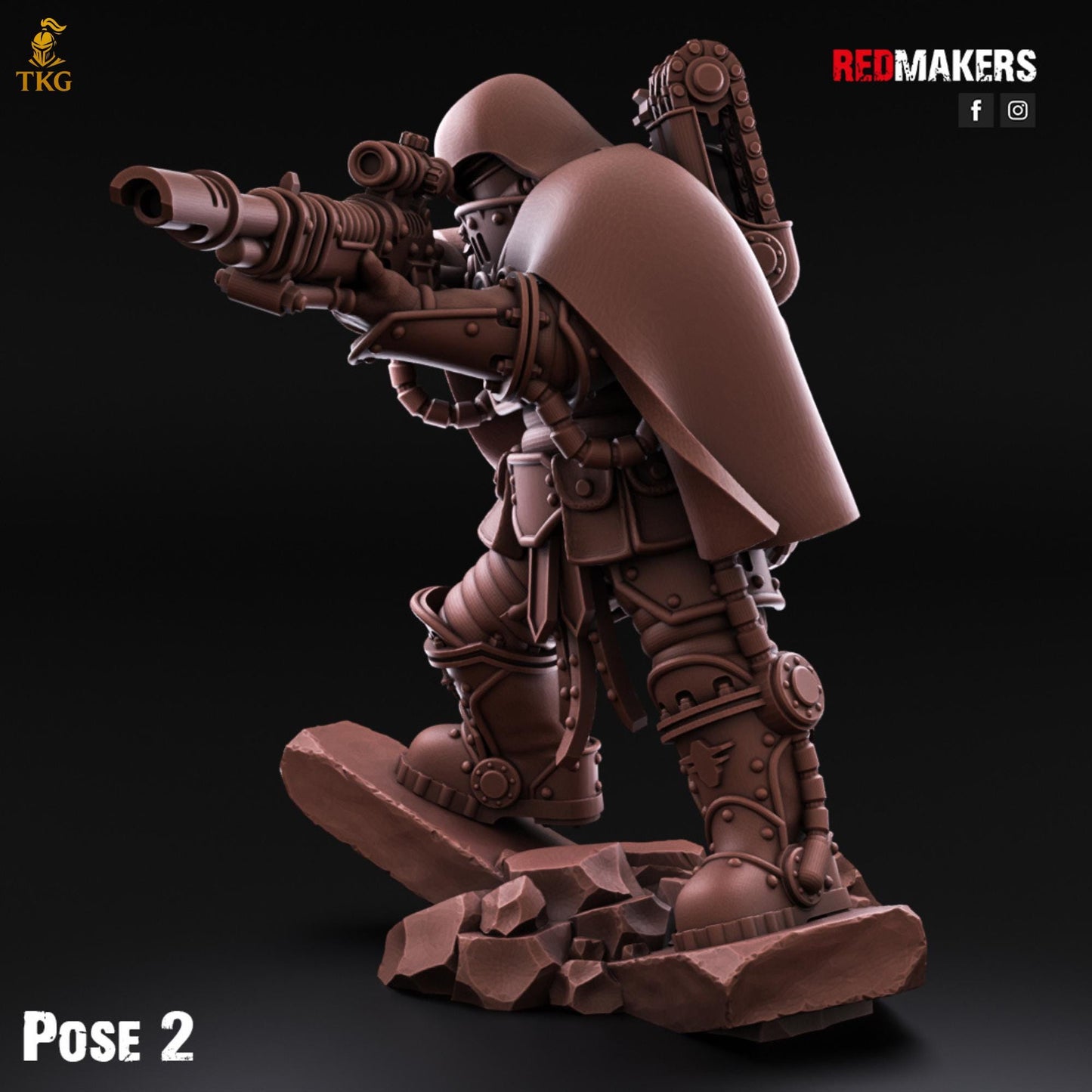 Solar Guard - Snipers of the Imperial Force by Red Makers | 3D printed Tabletop Miniatures