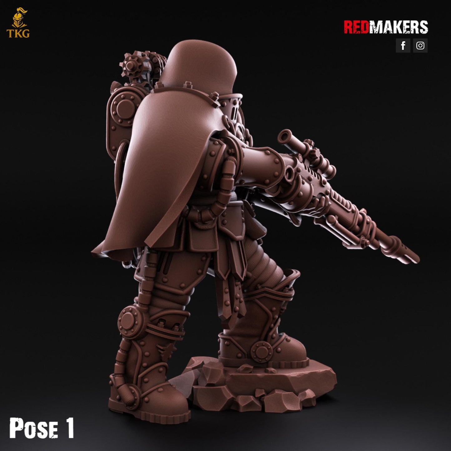 Solar Guard - Snipers of the Imperial Force by Red Makers | 3D printed Tabletop Miniatures