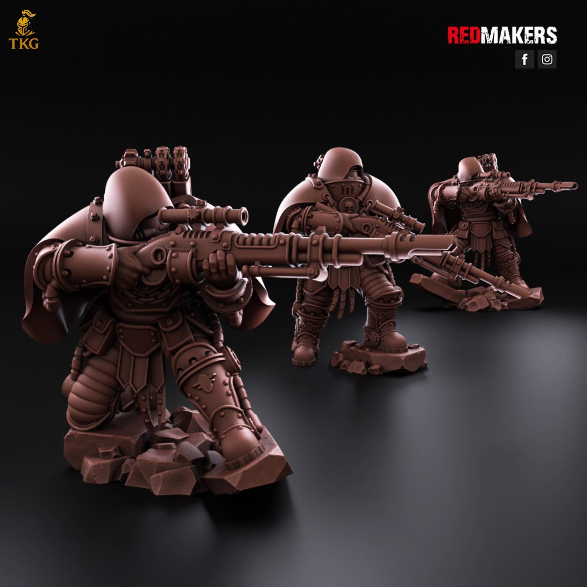 Solar Guard - Snipers of the Imperial Force by Red Makers | 3D printed Tabletop Miniatures