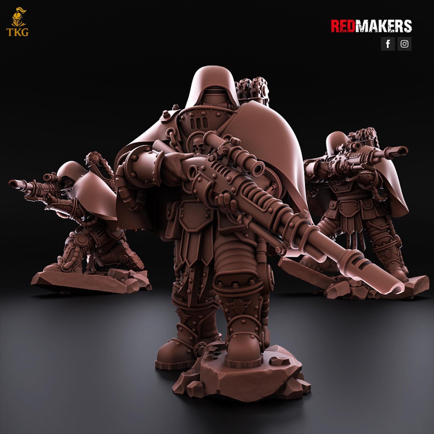 Solar Guard - Snipers of the Imperial Force by Red Makers | 3D printed Tabletop Miniatures